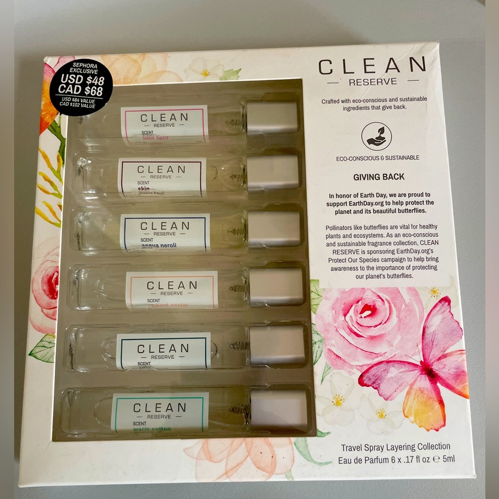Clean Reserve travel spray set